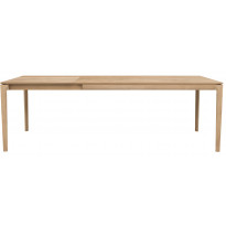 TABLE A RALLONGE BOK, 160 x 90 x 76, Chêne d
