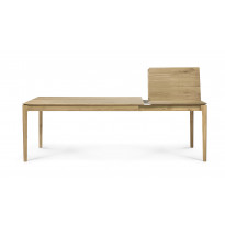 TABLE A RALLONGE BOK, 160 x 90 x 76, Chêne d