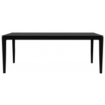 TABLE EN CHÊNE BOK, 200 x 95 x 76 cm, Noir d