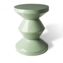 TABOURET ZIG ZAG, Olive de POLS POTTEN