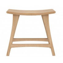 TABOURET BAS OSSO, Chêne naturel d