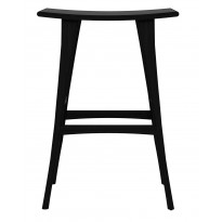 TABOURET DE BAR OSSO, Chêne noir d
