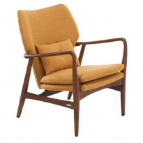 FAUTEUIL PEGGY, Ocre de POLS POTTEN