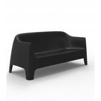 Canapé SOLID de Vondom, Noir