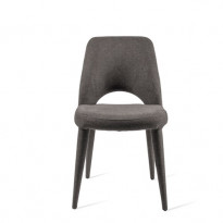 CHAISE HOLY FABRIC, Gris foncé de POLS POTTEN