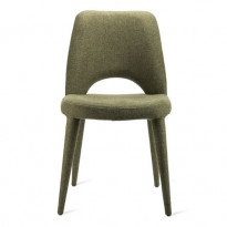 CHAISE HOLY FABRIC, Vert forêt de POLS POTTEN