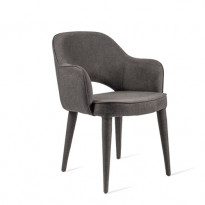 FAUTEUIL COSY FABRIC, Gris foncé de POLS POTTEN