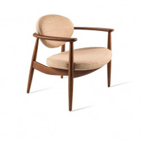 FAUTEUIL ROUNDY, Beige de POLS POTTEN