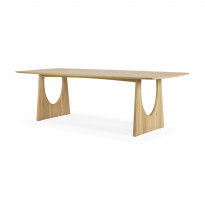 TABLE A MANGER GEOMETRIC, 250 x 100 x 76 cm, Chêne d