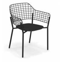 FAUTEUIL LYZE, Noir de EMU