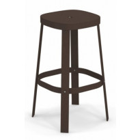 TABOURET THOR, Marron d