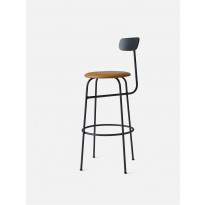 TABOURET DE BAR AFTEROOM, Cuir cognac de MENU