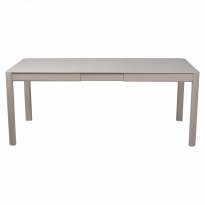 Table à allonges RIBAMBELLE de Fermob, 1 allonge, Muscade