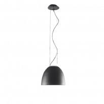 SUSPENSION NUR MAT, Mini, LED, Gris anthracite d