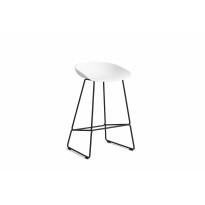 Tabouret AAS38 LOW de Hay, H.64, Structure noire, White 2.0