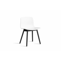 Chaise AAC12 de Hay, Piétement en chêne teinté noir, White 2.0