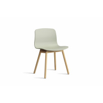 Chaise AAC12 de Hay, Piètement en chêne vernis naturel, Pastel green 2.0