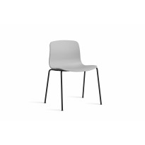 Chaise AAC16 de Hay, Pied noir métallique, Concrete Grey 2.0