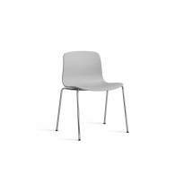 Chaise AAC16 de HAY, Piétement acier chromé, Concrete grey 2.0