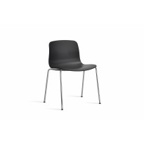 Chaise AAC16 de HAY, Piétement acier chromé, Black 2.0