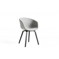 Fauteuil AAC23 de Hay, Pieds en chêne noir vernis naturel, Remix 123