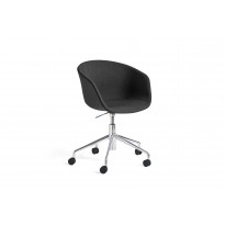 Fauteuil AAC53 de Hay, Piétement en aluminium poli, Remix 183