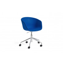 Fauteuil AAC53 de Hay, Piétement en aluminium poli, Divina 756