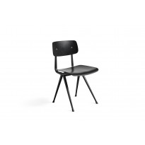 Chaise RESULT de Hay, Structure noire, Black