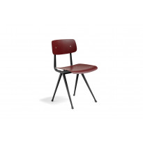 Chaise RESULT de Hay, Structure noire, Brique