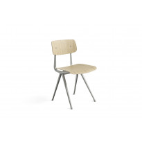 Chaise RESULT de Hay, Structure beige, Chêne naturel