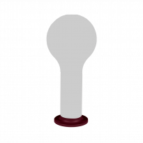 Socle aimanté pour lampe APLO de Fermob, Cerise noire