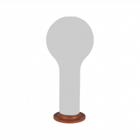 Socle aimanté pour lampe APLO de Fermob, Ocre rouge
