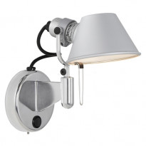 APPLIQUE TOLOMEO MICRO FARETTO, Halogène avec interrupteur, Aluminium d