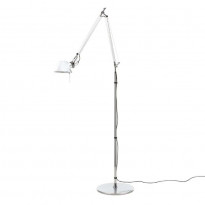 Lampadaire TOLOMEO de Artemide, Support aluminium, Corps blanc