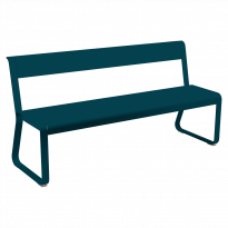 BANC A DOSSIER BELLEVIE, Bleu acapulco de FERMOB