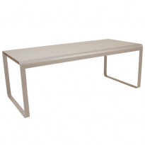 TABLE BELLEVIE, 196 x 90, Muscade de FERMOB