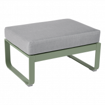 POUF BELLEVIE, Coussin Gris flanelle, Cactus de FERMOB