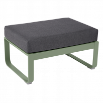 POUF BELLEVIE, Coussin Gris graphite, Cactus de FERMOB