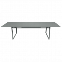 TABLE A RALLONGES BIARRITZ, Gris lapilli, de FERMOB