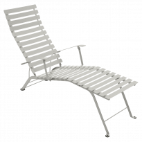CHAISE LONGUE PLIANTE BISTRO, Gris argile de FERMOB