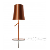 LAMPE A POSER BIRDIE PICCOLA ON/OFF, Cuivre de FOSCARINI