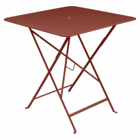 TABLE PLIANTE BISTRO 71 X 71CM, Ocre rouge de FERMOB
