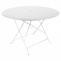 TABLE PLIANTE BISTRO 117CM BLANC de FERMOB