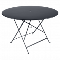TABLE PLIANTE BISTRO 117CM CARBONE de FERMOB
