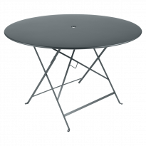 TABLE PLIANTE BISTRO 117CM GRIS ORAGE de FERMOB