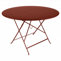 TABLE PLIANTE BISTRO 117CM, Ocre rouge de FERMOB