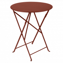 TABLE PLIANTE BISTRO 60CM, Ocre rouge de FERMOB