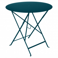 TABLE PLIANTE BISTRO 77CM, Bleu acapulco de FERMOB