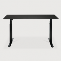 Bureau ajustable Bok - Plateau vernis d
