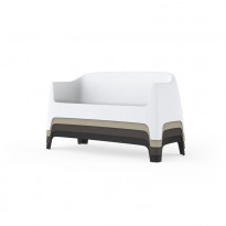 Canapé SOLID de Vondom, Blanc
